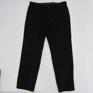 Calvin Klein Slim Fit Wool Black Dress Pants *E14